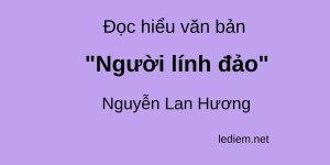 Đọc hiểu Người lính đảo