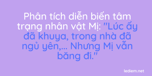 Phân tích diễn biến tâm trạng nhân vật Mị trong đoạn trích