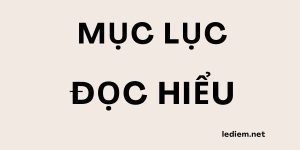 mục lục đọc hiểu