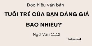 Đọc hiểu Tuổi trẻ đáng giá bao nhiêu xã hội hiện đại