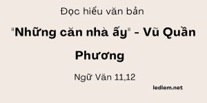 Đọc hiểu Những căn nhà ấy