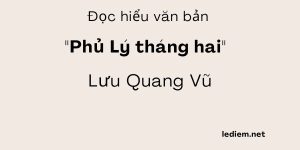 Đọc hiểu phủ lý tháng hai