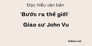 Đọc hiểu Bước ra thế giới