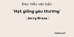 Đọc hiểu Hạt giống yêu thương jerry braza