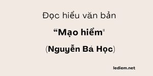 Đọc hiểu Mạo hiểm