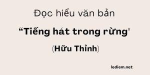 Đọc hiểu Tiếng hát trong rừng