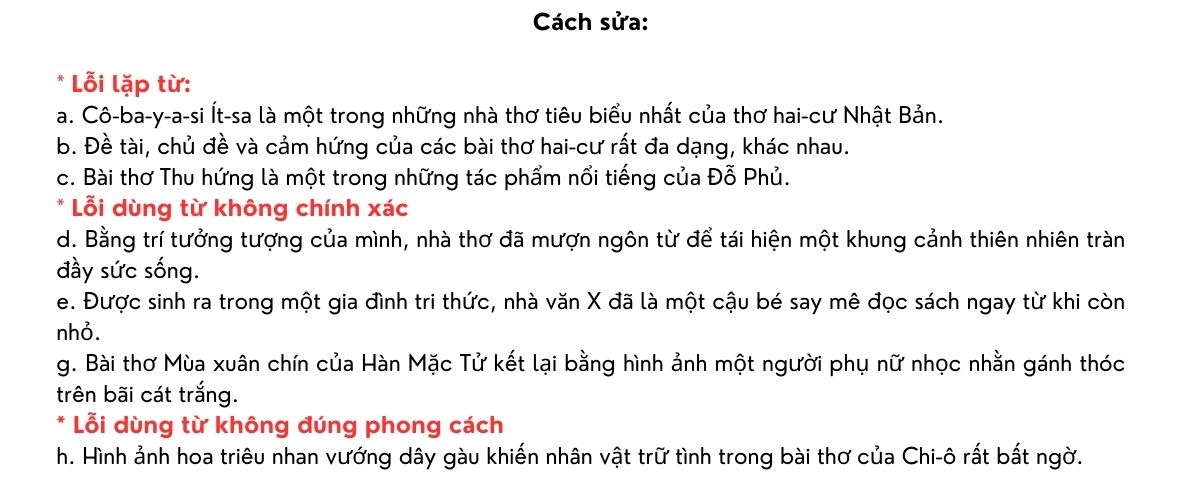 Lỗi dùng từ lỗi về trật tự từ và cách sửa ; soạn lỗi dùng từ lỗi về trật tự từ và cách sửa