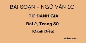 Tự đánh giá trang 59 văn 10 ; ngữ văn 10 cánh diều tự đánh giá trang 59 ; 