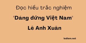 dáng đứng việt nam ; trắc nghiệm dáng đứng việt nam ; đọc hiểu dáng đứng việt nam ; dáng đứng việt nam đọc hiểu ;