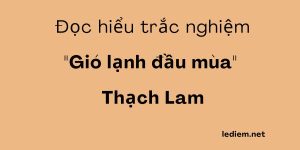 Gió lạnh đầu mùa ;  đọc hiểu gió lạnh đầu mùa ; Trắc nghiệm Gió lạnh đầu mùa ; đọc hiểu gió lạnh đầu mùa trắc nghiệm