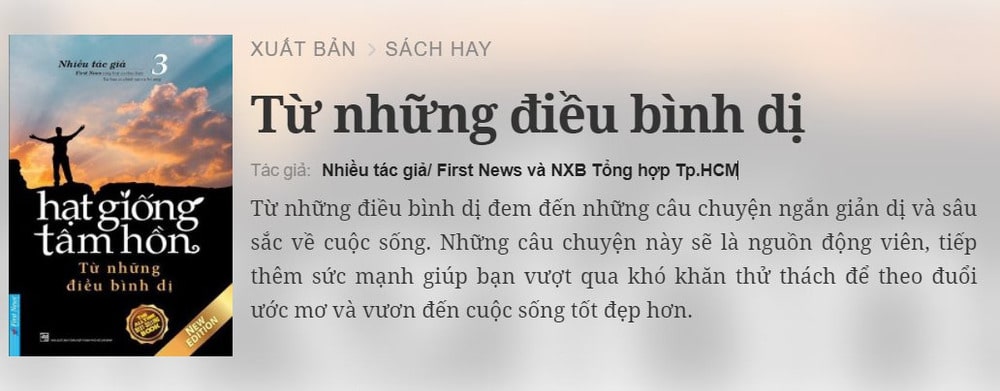 Hạt giống tâm hồn từ những điều bình dị ; hạt giống tâm hồn từ những điều bình dị đọc hiểu ; trắc nghiệm hạt giống tâm hồn từ những điều bình dị