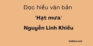 hạt mưa ; hạt mưa nguyễn linh khiếu ; đọc hiểu hạt mưa ; đọc hiểu hạt mưa nguyễn linh khiếu ;