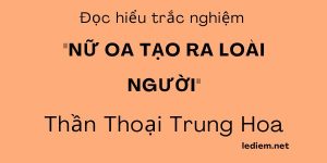 Trắc nghiệm nữ oa tạo ra loài người 