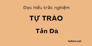 tự trào tản đà ; đọc hiểu tự trào tản đà ; trắc nghiệm tự trào tản đà ; tự trào tản đà đọc hiểu ; tự trào tản đà trắc nghiệm