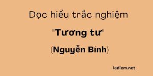 tương tư ; tương tư nguyễn bính ; trắc nghiệm tương tư ; đọc hiểu tương tư ;