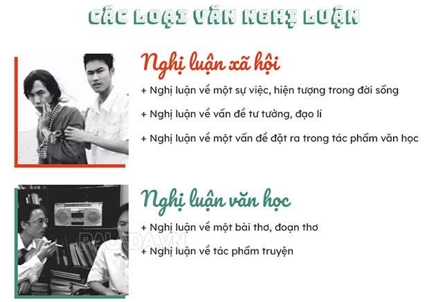 trắc nghiệm văn nghị luận