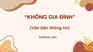 Không gia đình ; trắc nghiệm không gia đình ; đọc hiểu không gia đình 