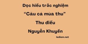 câu cá mùa thu ; đọc hiểu câu cá mùa thu ; trắc nghiệm câu cá mùa thu ; câu cá mùa thu đọc hiểu ; câu cá mùa thu trắc nghiệm 