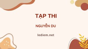 Tạp thi , trắc nghiệm tạp thi ; đọc hiểu tạp thi ; tạp thi đọc hiểu ; tạp thi trắc nghiệm