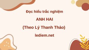 anh hai ; đọc hiểu anh hai ; trắc nghiệm anh hai