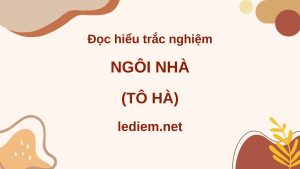 ngôi nhà ; ngôi nhà tô hà ; đọc hiểu ngôi nhà tô hà; trắc nghiệm ngôi nhà tô hà