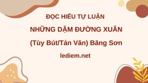 đọc hiểu những dặm đường xuân