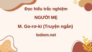 người mẹ macxim gorki ; đọc hiểu người mẹ macxim gorki ; trắc nghiệm người mẹ macxim gorki