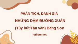 phân tích đánh giá những dặm đường xuân ; phân tích đánh giá những dặm đường xuân băng sơn