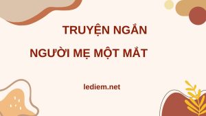 Người mẹ một mắt ; truyện ngắn người mẹ một mắt