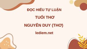 tuổi thơ ; tuổi thơ nguyễn duy ; đọc hiểu tuổi thơ