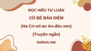 cô bé bán diêm ; đọc hiểu cô bé bán diêm