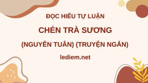 chén trà sương ; đọc hiểu chén trà sương ; cụ khẽ nâng vuông vải tây ; cụ khẽ nâng