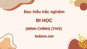 đi học ; đi học minh chính ; đọc hiểu đi học ; đọc hiểu đi học minh chính ; trắc nghiệm đi học ; trắc nghiệm đi học minh chính