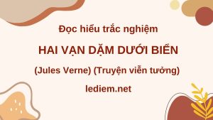 hai vạn dặm dưới biển ; đọc hiểu hai vạn dặm dưới biển ; trắc nghiệm hai vạn dặm dưới biển 