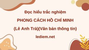 phong cách hồ chí minh ; đọc hiểu phong cách hồ chí minh