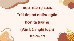 trái tim có nhiều ngăn hơn ta tưởng ; đọc hiểu trái tim có nhiều ngăn hơn ta tưởng