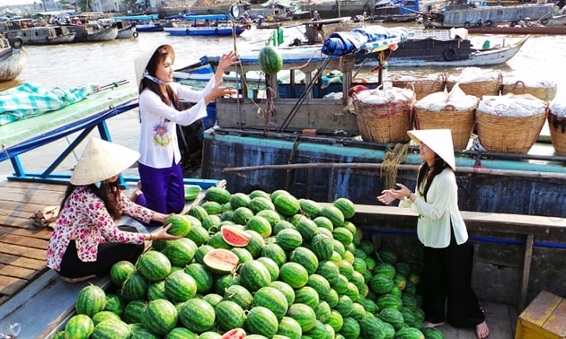 chợ nổi cà mau chút tình sông nước ; đọc hiểu chợ nổi cà mau chút tình sông nước