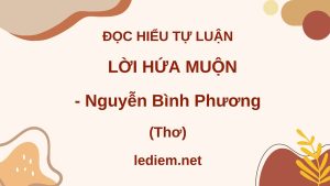 lời hứa muộn nguyễn bình phương ; đọc hiểu lời hứa muộn ; đọc hiểu lời hứa muộn nguyễn bình phương