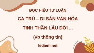 ca trù di sản văn hóa tinh thần lâu đời ; đọc hiểu ca trù di sản văn hóa tinh thần lâu đời ; ca trù di sản văn hóa tinh thần lâu đời và độc đáo của người việt