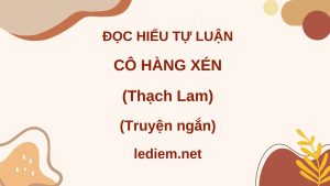 cô hàng xén ; đọc hiểu cô hàng xén