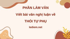 thói tự phụ ; tác hại của tự phụ ; nghị luận về tính tự phụ ; Dàn ý nghị luận về tính tự phụ