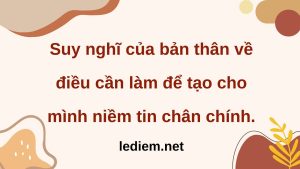 điều cần làm để có niềm tin trong cuộc sống ; làm thế nào để có niềm tin trong cuộc sống