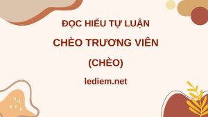 đọc hiểu chèo trương viên