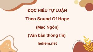 đọc hiểu sound of hope ; nhân loại đang điên cuồng bóc lột trái đất ; đọc hiểu nhân loại đang điên cuồng bóc lột trái đất