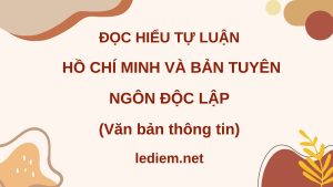 hồ chí minh và tuyên ngôn độc lập ; đọc hiểu hồ chí minh và tuyên ngôn độc lập