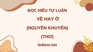 về hay ở nguyễn khuyến ; đọc hiểu về hay ở ; đọc hiểu về hay ở nguyễn khuyến