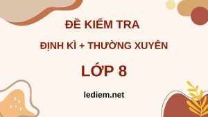 ĐỀ KIỂM TRA LỚP 8