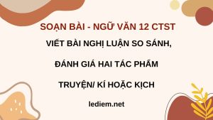 viết bài nghị luận so sánh đánh giá hai tác phẩm truyện kí hoặc kịch ; soạn viết bài nghị luận so sánh đánh giá hai tác phẩm truyện kí hoặc kịch