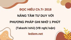 nâng tầm tư duy với phương pháp ghi nhớ 1 phút ; đọc hiểu nâng tầm tư duy với phương pháp ghi nhớ 1 phút