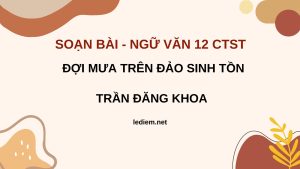 đợi mưa trên đảo sinh tồn ; soạn bài đợi mưa trên đảo sinh tồn